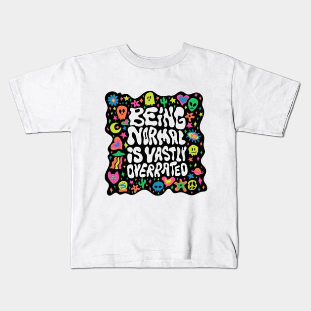 Being Normal Kids T-Shirt by Doodle by Meg